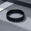 Pulseiras de Relógio Europeias e Americanas Mais Vendidas, Pulseiras de Relógio Minimalistas Populares, Pulseiras de Aço Titânio Gravadas a Laser, Acessórios de Mão Modernos e Estilosos