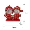 Nueva Muñeca de Boda Artesanías de Resina Adornos Decoraciones Creativas para Sala de Estar del Hogar Regalos Chinos Auspiciosos Venta al por Mayor