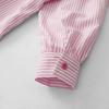 Vestido Camisero a Rayas Rosas para Mujer, Principios de Otoño 2026 Nuevo Estilo Coreano, Holgado Retro, Rejuvenecedor, Versátil Vestido Largo