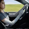 Luvas de Dirigir Anti-Suor nas Mãos Mangas de Gelo para Mulheres 2025 Novas Mangas de Proteção Solar com Dedo Anti-UV Especiais de Verão para Motoristas