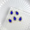 Nueva Aleación China Joyería para Uñas Arte de Uñas Diamante Azul Flash Amor Gotas de Agua Xi Fei Zhen Huan Mismo Palacio Armadura con Diamante
