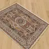 Alfombra de Estilo Étnico Esterilla de Oriente Medio Felpudo Árabe Lavable a Máquina con Borlas Manta Enrollable para el Hogar Estilo Xinjiang Hui