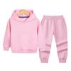 Traje para hombre y mujer Primavera y Otoño 2024 Nuevo Sudadera con capucha casual para niños Otoño Deportes Estilo occidental Conjunto de dos piezas