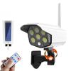 Novo produto controle remoto câmera falsa indução lâmpada de rua lâmpada de parede lâmpada de jardim LED simulação solar lâmpada de monitoramento lâmpada anti-ladrão