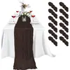Amazon Transfronterizo Bali Hilo Mantel de Mesa Tela Plegada Fiesta Navideña Boda Decoración Mantel de Mesa Arrugado Venta al por Mayor