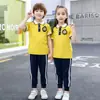Uniforme escolar para alunos do ensino fundamental outono e inverno terno de três peças Esportivo primavera e outono algodão roupas de classe para crianças creche Roupas de jardim com forro de fleece espessado
