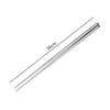 304 Aço Inoxidável Longos Chopsticks Casa Antiderrapante Anti-escaldamento Fried Chopsticks Macarrão de Peixe Chopsticks Extra Long Hot Pot Chopsticks Logware