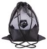 Bolsa de Malha Única com Bolso de Rede de Basquete Spot Fácil de Transportar Bolsa de Armazenamento de Quadrado de Futebol com Cordão de Ombro Duplo Único