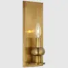 Lámpara de Pared para Mesita de Noche de Dormitorio de Lujo Accesible de Cobre Puro VC Personalizada Luz de Fondo Simple y Atmosférica para Sala de Estar Luz de Pasillo Luz de Escalera