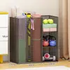 Estante de Almacenamiento de Paraguas para Puerta de Casa Cubo para Paraguas Estante de Secado Equipo de Deporte y Fitness Cesta de Almacenamiento para Esterilla de Yoga Herramienta Maravillosa