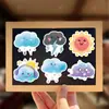 20 Piezas de Nube de Dibujos Animados con Temática del Clima Pronóstico del Tiempo Graffiti Creativo Imanes Suaves Magnéticos para Refrigerador Venta al por Mayor