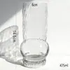 Copo de Suco Criativo em Formato de Taça de Coquetel, Caneca Retro Estilo Europeu, Copo de Vidro Bolha, Copo de Vidro Martelado para Chá de Frutas, Produto de Venda Quente Transfronteiriço