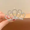 Tocado de Corona para Niñas, Peine de Pedrería, Regalo de Cumpleaños para Pequeña Princesa, Pasador para Actuación del 1 de Junio, Accesorio para el Cabello para Niñas