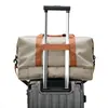 Bolsa de Viagem Estilo Coreano Portátil para Viagens de Curta Distância Bolsa de Bagagem Grande Capacidade Leve Separação de Seco e Molhado Bolsa para Esportes Fitness