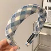 Diadema de Estilo Fresco de Lujo Ligero, Diseño de Esponja Fina, Accesorio para el Cabello de Gama Alta, Diadema de Colores para Mujeres, Venta al por Mayor, Diadema de Corona Alta para Lavarse la Cara