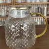 Jarra de Agua para el Hogar de Gran Capacidad Resistente a Altas Temperaturas, Tetera, Taza de Agua Fría, Juego de Jarras de Agua Fría de Vidrio de Borosilicato Alto