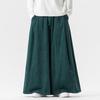 Novedad Otoño e Invierno 2025 Talla Grande Estilo Japonés Estilo Hong Kong Retro Pantalones de Pana Rectos de Pierna Ancha Pantalones Cortos para Hombre Estilo Chino