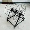 Teleférico Móvel Cabo Grosso Carro de Enrolamento de Ferro Carretel Grande Suporte de Desbobinamento Carretel de Polia de Arame Carretel de Arame Elétrico Carretel de Arame Metálico Tamanho Grande