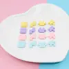 Accesorios de resina para bricolaje, divertidos Tetris, funda para teléfono móvil, material de color, rompecabezas de bloques de construcción, material hecho a mano