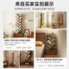 Librero de Madera Maciza Creativo con Forma de Árbol de Pie Estante de Almacenamiento para el Hogar Sala de Estar Esquinero Librero Gabinete de Almacenamiento para Niños