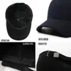 Gorra de béisbol de forro polar cálido para otoño e invierno, para hombre, gorra de pico a prueba de viento, sombrero de algodón casual deportivo para exteriores con protección para los oídos