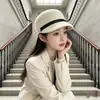 Sombrero de Pescador de Felpa de Pelo de Conejo para Mujer, Estilo Coreano Versátil de Alta Gama para Otoño e Invierno, Sombrero de Cubo para Circunferencia de Cabeza Grande, Sombrero de Cubo de Invierno