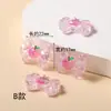 Accesorios de resina ecológica estilo pajarita, pegamento AB, piezas para fundas de teléfono DIY, pasadores de pelo hechos a mano, parches y materiales para ropa al por mayor
