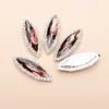 Nuevo producto, 10 x 35 mm, esbelta marquesa, cosida a mano, con hebilla de diamante de cristal, cadena de diamante decorativa, borde de encaje, soporte para accesorios de ropa.