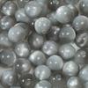 Cuentas de resina de ojo de gato de 8-16 mm, cuentas redondas de imitación de ojo de gato intercambiables, material para pulsera y collar hecho a mano DIY