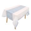 Amazon Black Gold Dot toalha de mesa à prova d'água óleo PEVA festa wash-free toalha de mesa de decoração de festa 137 * 274 cm