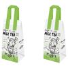 Saco Térmico de Alumínio para Delivery, Embalagem Descartável Personalizada para Alimentos, Saco para Embalagem de Pizza e Churrasco, Sacola Tote Bag de Não Tecido