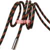 Corda Colorida de Poliéster com Padrão de Bolinhas para Capuzes, Calças, Cós, Cordão Redondo com Padrão de Bolinhas de 5mm com Ponteiras para Roupas