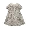 Jinrui 2026 Verano Lou Vestidos para Niñas Manga Corta Algodón Lavado Algodón Tencel Colección 1 de Vestidos Estampados para Niñas