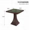 Conjunto de mesa e cadeiras de café estilo retrô, mesa de madeira maciça e azulejo cerâmico, adequado para lojas de sobremesas, padarias, uso comercial, restaurantes ocidentais modernos, mesas e cadeiras de jantar