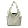Bolsa Tote Transfronteiriça Novo Estilo, Grande Capacidade, Bolsa de Mão com Múltiplos Bolsos, Bolsa Ecológica Feminina, Bolsa de Ombro, Sacola de Compras Dobrável