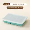 Forma de Gelo de Silicone Completa com Tampa, Molde de Bola de Gelo Grande de Silicone de Grau Alimentício, Molde Caseiro de Cubo de Gelo Grande, Artefato para Fazer Gelo