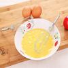 Batidora de huevos de acero inoxidable directa de fábrica, batidora manual para fideos domésticos, batidora de huevos de mano