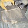 Ropa interior sin costuras, delgada, de talle medio, ultradelgada, para mujer de talla grande 2025, transpirable, 10A, antibacterial, tipo máscara, triángulo, estilo niña de seda de hielo