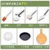 A5L8 "9" Plato de Madera de Bambú para Pizza Bandeja de Madera para Pastel Bandeja de Madera para Hornear Comida Occidental Bandeja Pequeña Vajilla Bandeja de Tabla para Pizza