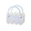 Cubo portátil engrosado con tapa para lavar ropa y remojar pies, un cubo de lavandería multifuncional para uso doméstico y dormitorios estudiantiles