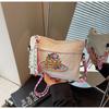 Bolso de Lona de Alta Gama Transfronterizo para Mujer Verano 2025 Nuevo Versátil Súper Popular Bolso Bandolera Casual Popular Bolso Balde