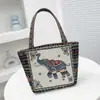 Nova Bolsa de Mão Bordada para Trabalho Estudante Lona Bolsa de Mão Bolsa Estilo Chinês Bolsa Universitária Feminina para Pessoas de Minorias