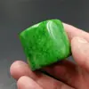 Chave de jade chave verde seca verde grama anel de jade anel masculino atacado
