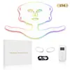 Dispositivo de Máscara de Fótons LED Luz Vermelha e Azul Silicone Máscara de Beleza Dispositivo Clareamento Fóton Rejuvenescimento Dispositivo Eletrônico de Beleza