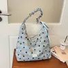 Bolso de hombro estilo coreano nuevo 2026, bolso casual para el día a día, bolso de mano de cuadros retro de nicho, mochila escolar para estudiantes