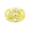 Anillo de circonita cúbica ovalada con corte de flor de hielo en forma de huevo, color blanco, con alto contenido de carbono y gema Huagang 9A.