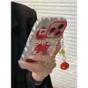 Funda Roja de Manzana para iPhone 16promax para Apple 15 12pro Personalidad Max Creativa 11