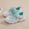 [Personalizado] Zapatos Casuales Versátiles Deportivos de Primavera y Otoño Malla Suela Gruesa Zapatos de Papá Zapatillas de Running de Moda para Mujer