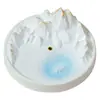 Incensário Sunshine Golden Mountain para Mesa de Casa, Bandeja de Incenso Criativa para Sala de Estudo, Sala de Chá, Pequeno Ornamento Inspirado em Zen
