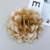 Broche de camelia de flor grande multicapa de 13 cm, tela, hecho a mano, DIY, joyería, accesorios de ropa, venta al por mayor